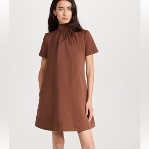 STAUD Mini Ilana Dress in Clove